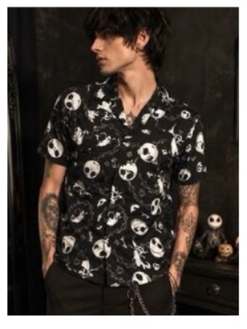 The Nightmare Before Christmas Button-Up Shirt - Picture 5 of 5